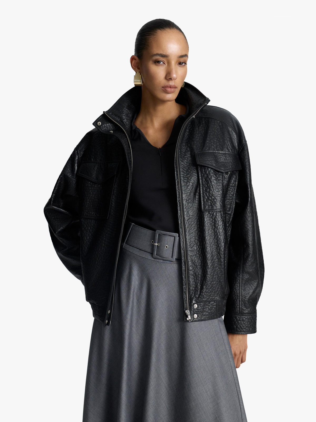 Zoe Deri Bomber Ceket